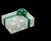 Cadeaupapier - Mozaiek groen (50x70cm)